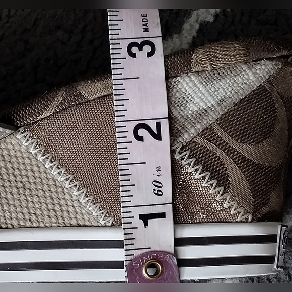 Coach "Pristine" Signature Patchwork Logo Sandals - Picture 14 of 15